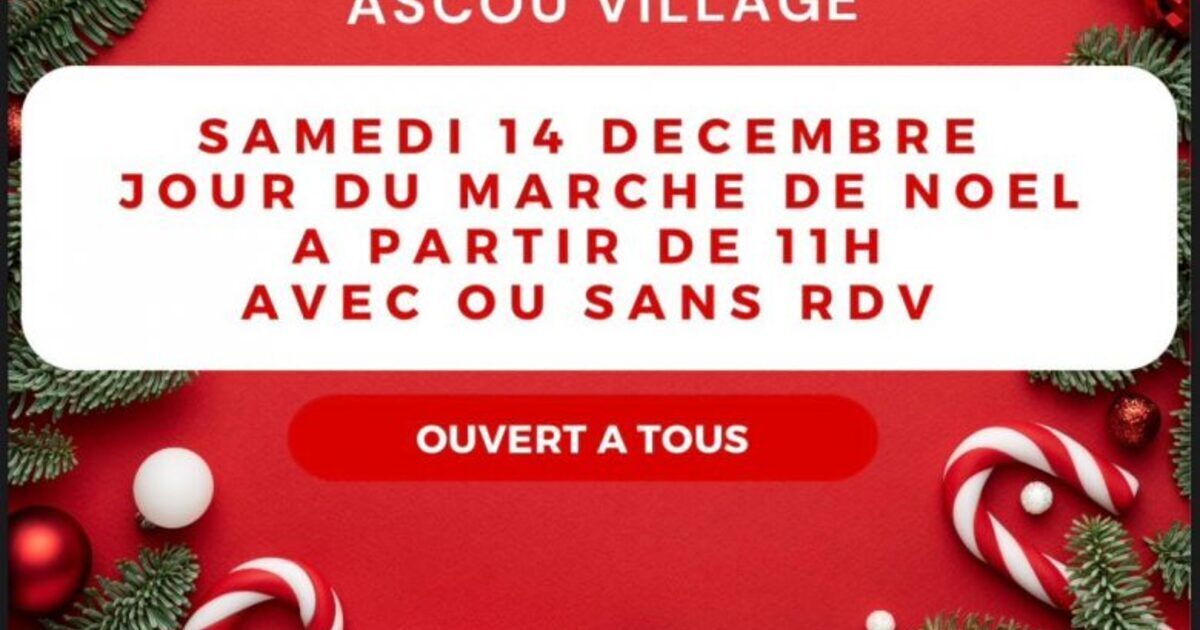 Celebrate Christmas Magic at Ascou's Festive Market