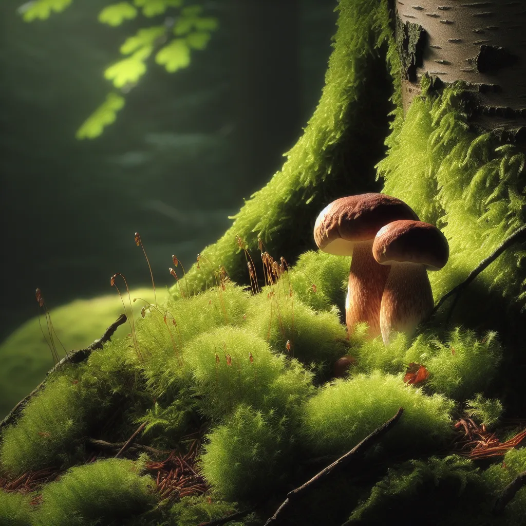 Steinpilze im Buchenwald