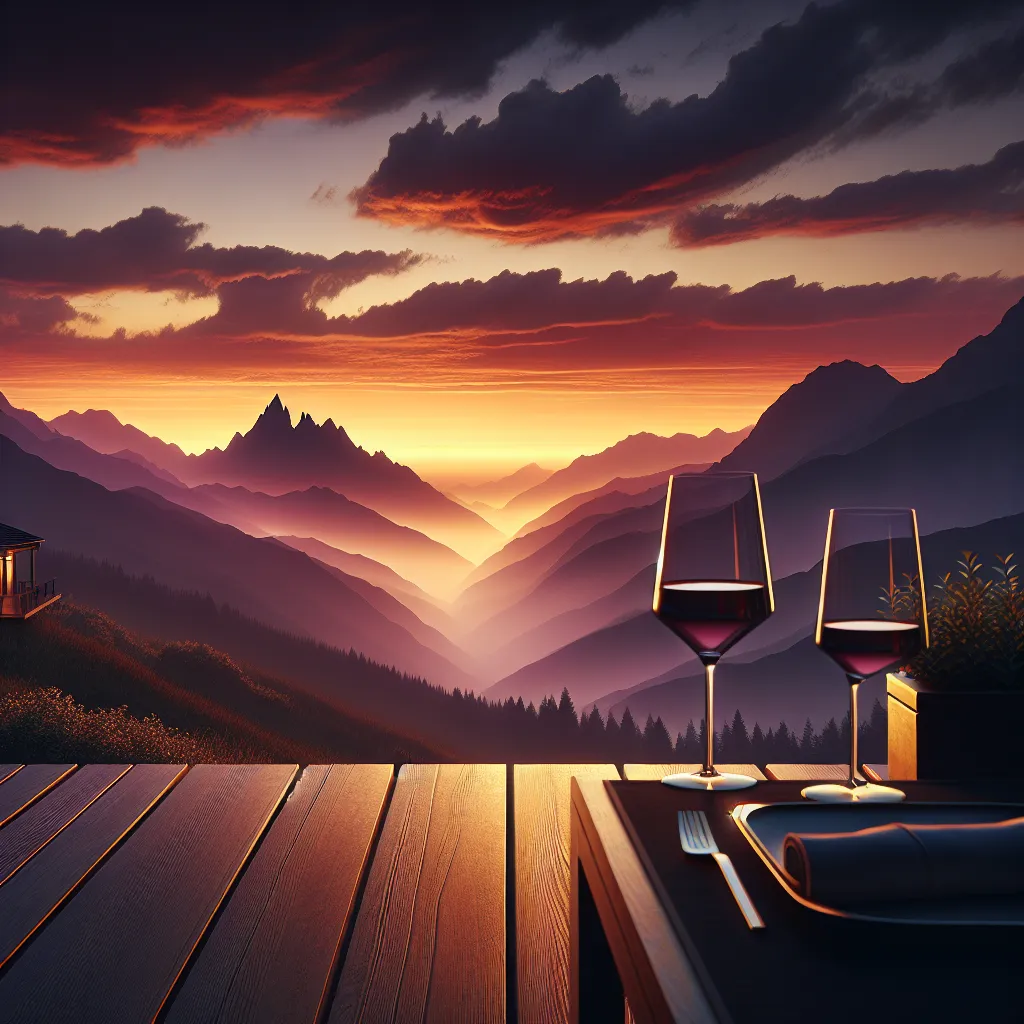 Sunset Over Pyrenees